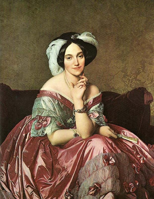 Jean-Auguste Dominique Ingres the baroness rothschild Norge oil painting art